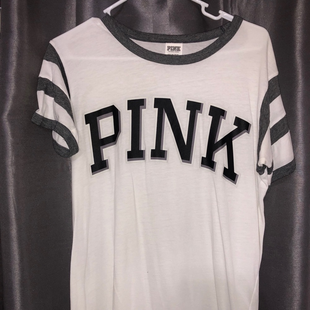PINK white shirt